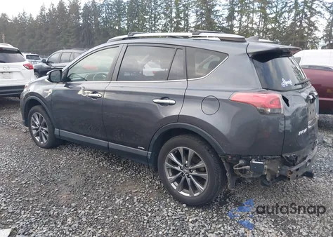 2018 Toyota Rav4 Hybrid Limited z USA, uszkodzony, nr VIN JTMDJREV1JD243611